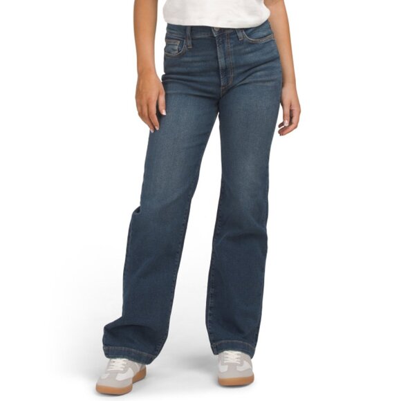 JOE'S Medium Wash Wide Leg Full Length Jeans